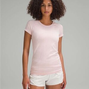 Women's Pink Short Sleeve Top